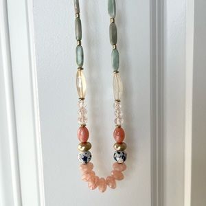 LOFT (Outlet) Long Multi Stone Necklace